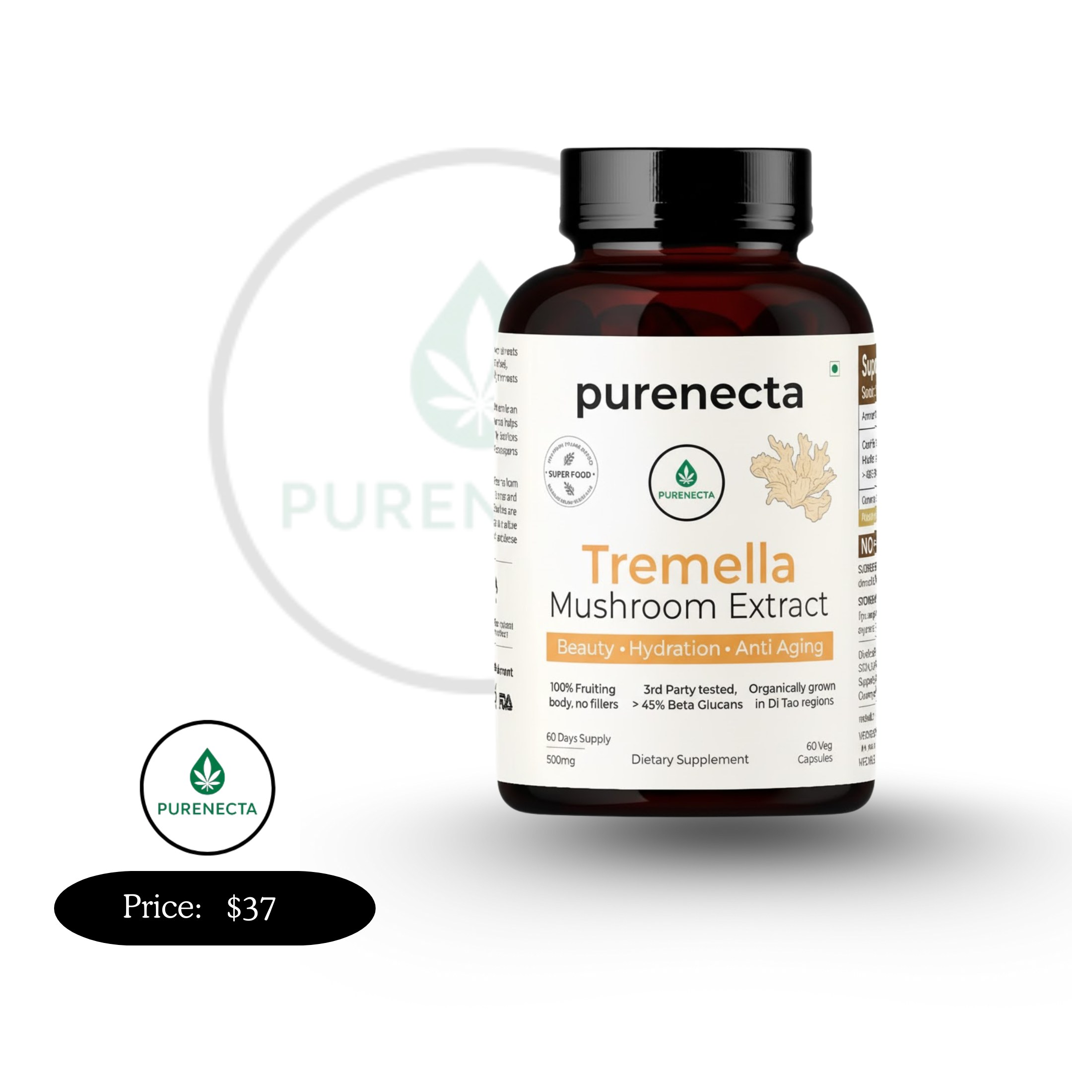 Tremella Beauty Glow Hydration & Skin Health 60 Capsules